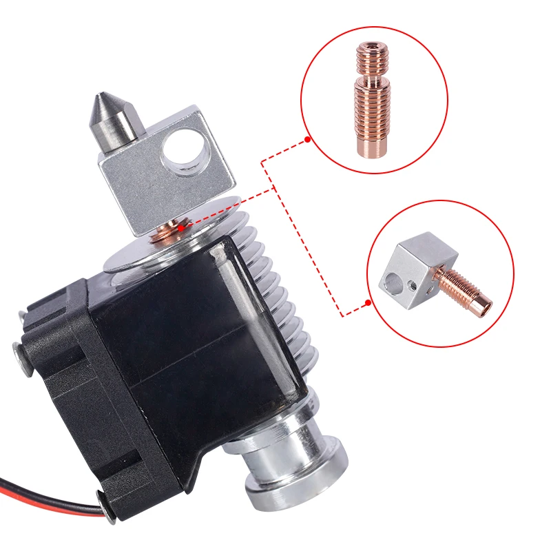 KINGROON E3D V6 горло цельнометаллическая Медь из нержавеющей стали 3D части принтера