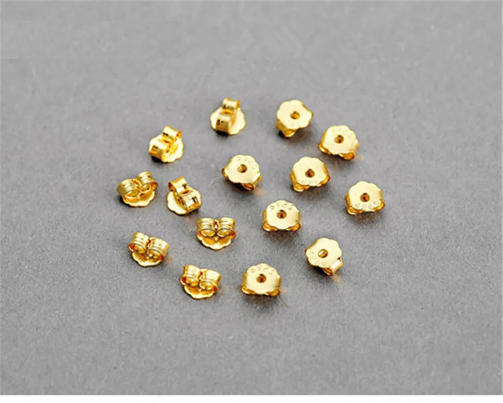 925 стерлингового серебра простые серебряные белые золотые беруши оптовая