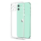 Чехол для iPhone 12 Pro, 11 Pro Max, X, XR, XS Max, 7, 8, 6s Plus, SE 2020, силиконовый, прозрачный, с защитой камеры