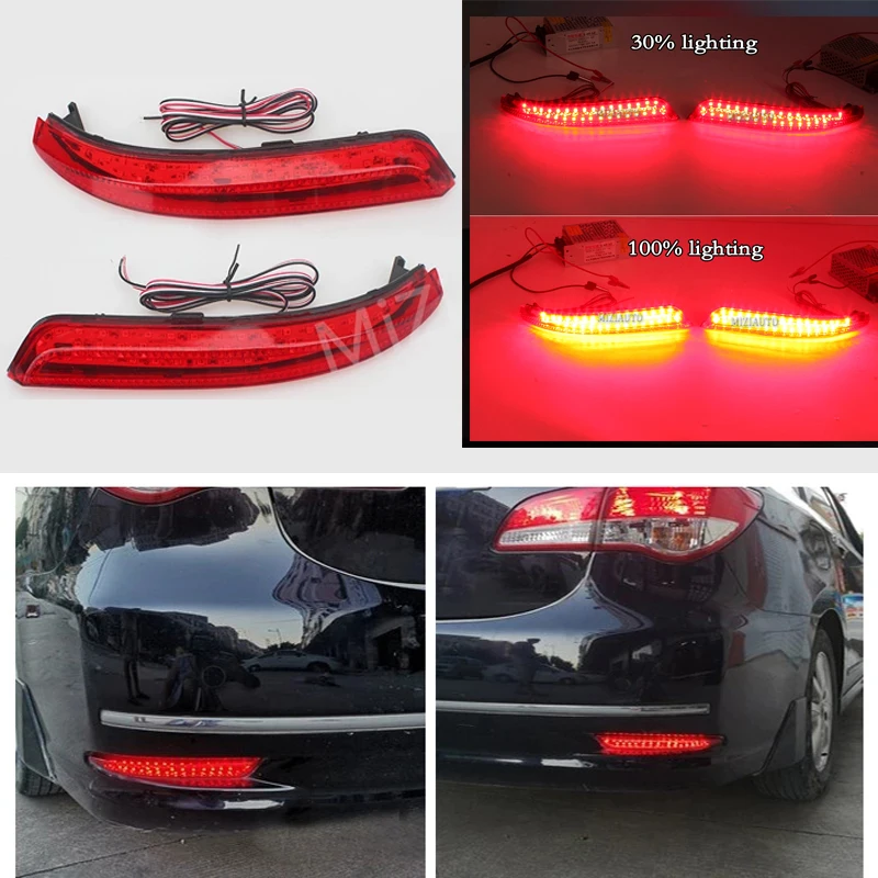 Светодиодный заднего бампера отражатель задний стоп сигнал светильник для Nissan