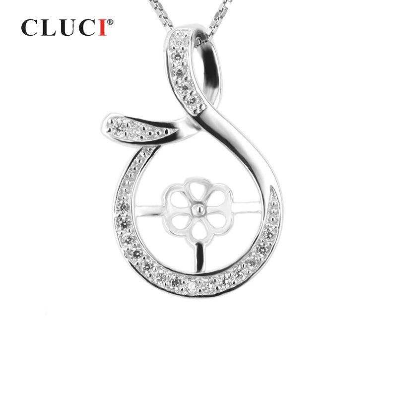 Серебряная подвеска в виде загадочного кольца CLUCI женская из серебра 925 пробы с