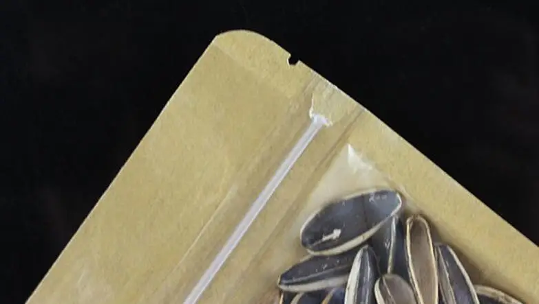 Пакеты для упаковки продуктов из крафт бумаги на молнии многоразовые