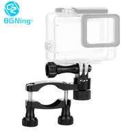 Aluminium CNC 360 Rotation Bike Kamera Halter Halterung Fahrrad Motorrad Lenker 15-35mm Clip f  r Gopro Hero zubeh  r