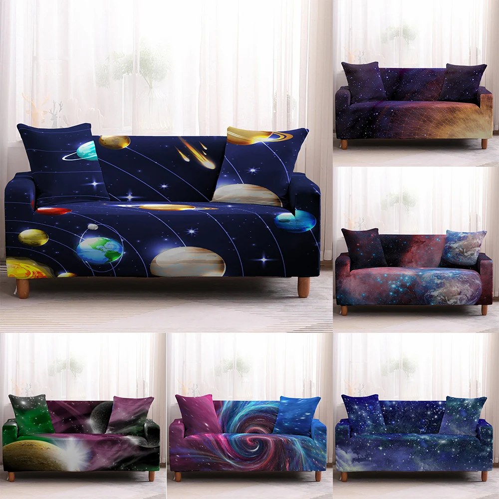 

Starry Sky 1/2/3/4 Seat Cover Sofa Cover Non-Slip Cover Spandex Stretch Sofa Cover Living Room Protective Luxury Cover
