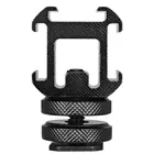 Адаптер с 3 креплениями холодного башмака для крепления на камеру адаптер для Canon Nikon Sony DSLR камеры для светодиодного видео освещения микрофона монитора