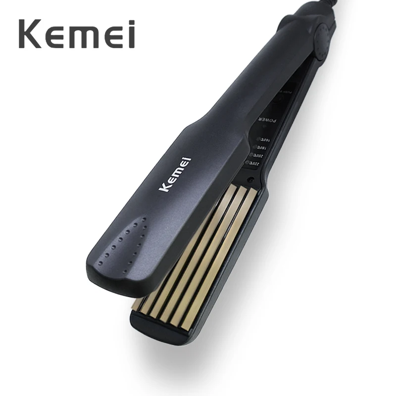 

Kemei Professional Hair Curler Electric Curling Iron Adjustable Temperature Wave Roll Deepwave Hair Ceramics Hot Hairstyle Tools