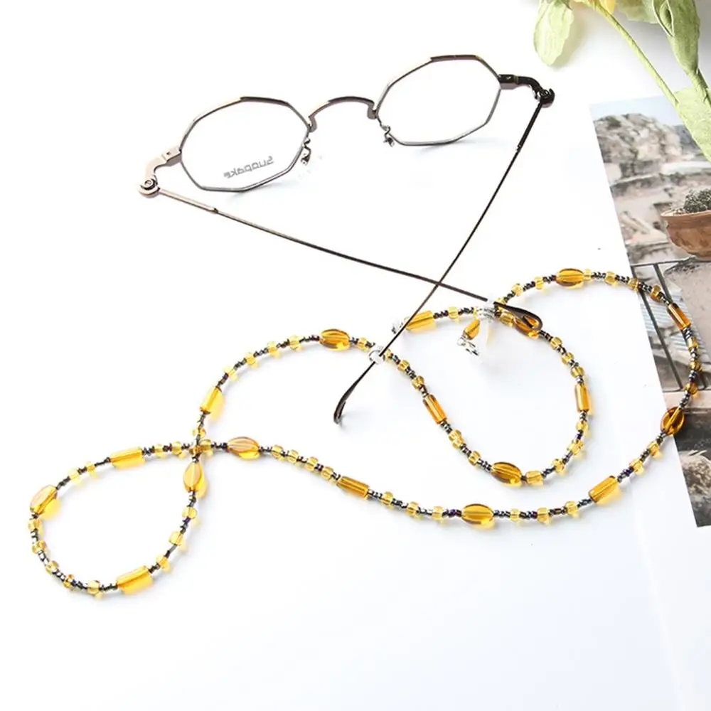 HOT Resin Small Beads Sunglasses Chain Women Sexy For Chic Eyeglasses Reading Glasses Rope Cord Holder | Аксессуары для одежды
