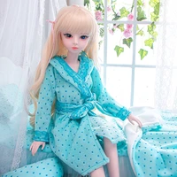 handmade girl nightgown pajamas nightdress bjd doll clothes for 55 60cm 13 dolls toy accessories
