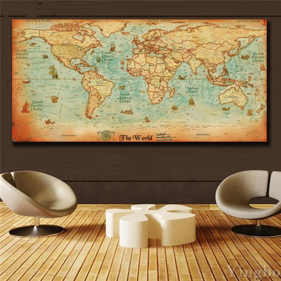 Алмазная живопись сделай сам вышивка крестиком карта мира картина из