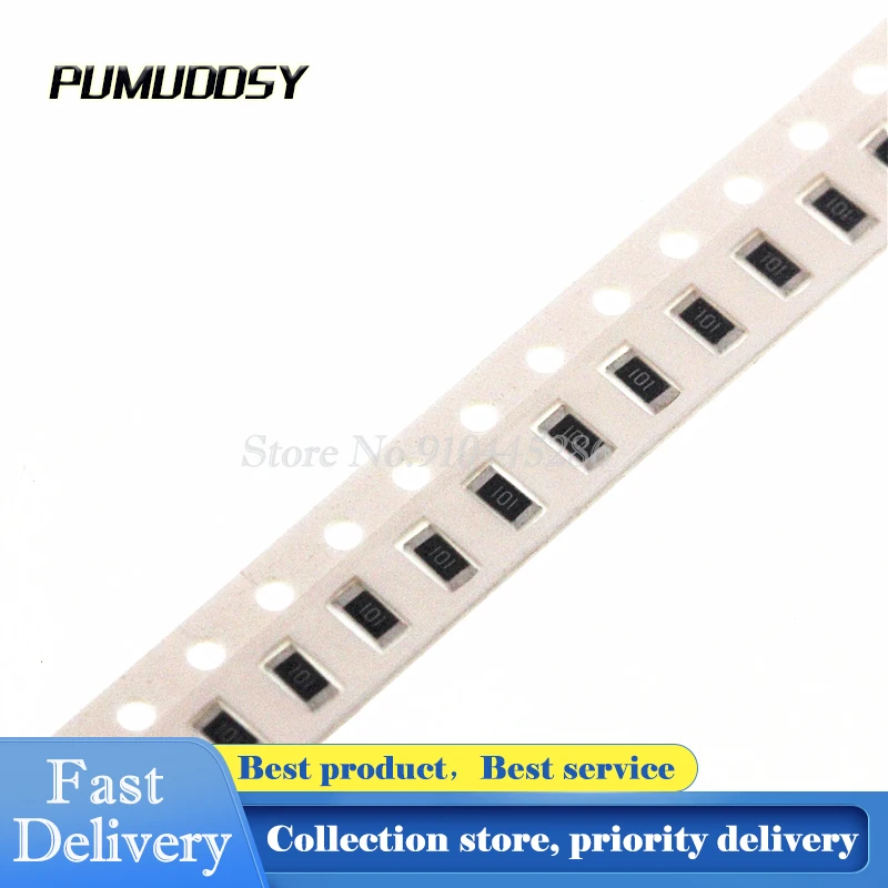200 шт./лот 1206 SMD резистор 10 м ом 10MR 5% 1/2W Сопротивление 3216 106 чип фиксированный 0 5