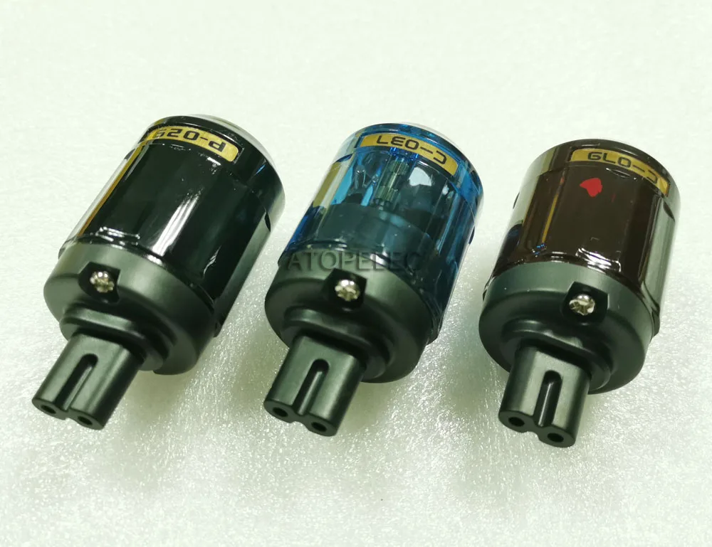 Фигурка 8 IEC C7 розетка с родиевым покрытием/позолоченный медный Hi Fi аудио разъем 18