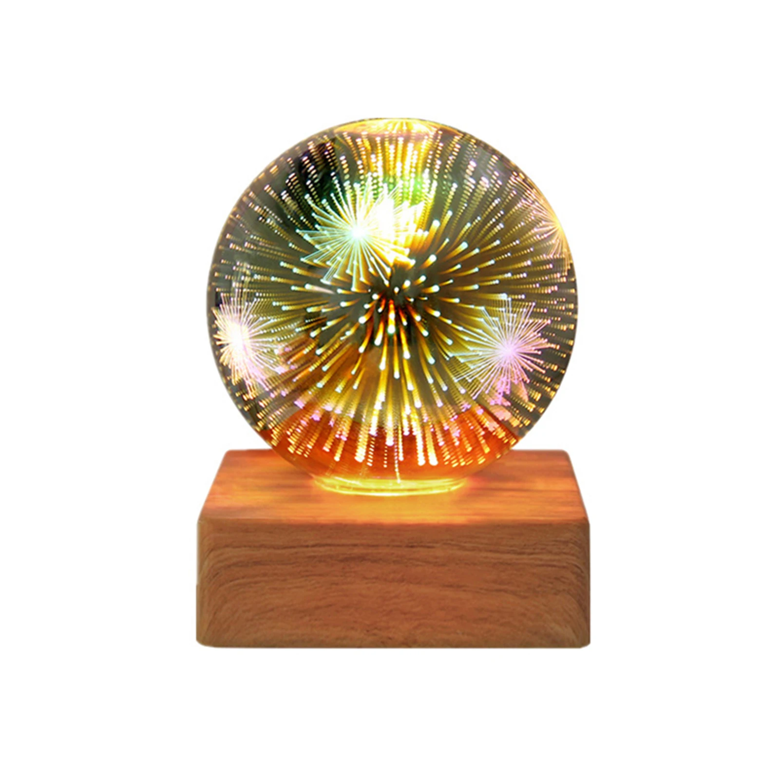 

Newly 3D Magics Starry Sky Atmospheres Light Decoration USB Fireworkes Night Light for Children's Bedroom