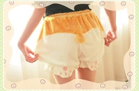 japan cartoon cute corgi butt shorts sleep bottoms shorts women lolita pumpkin bloomers pajamas underpants safety shorts cosplay