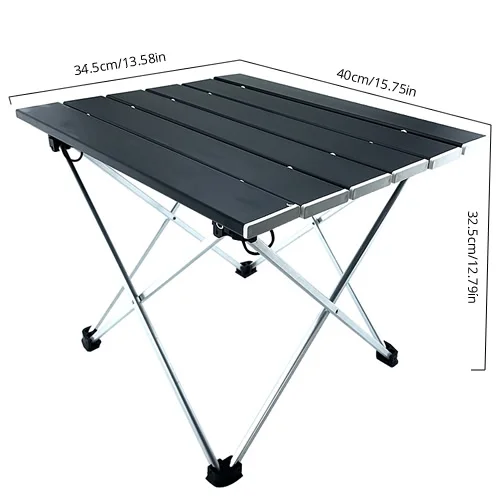 Открытый стол для кемпинга, кемпинг, пляж, открытый мини Ультра светильник, алюминиевый складной стол, мини компьютерный стол