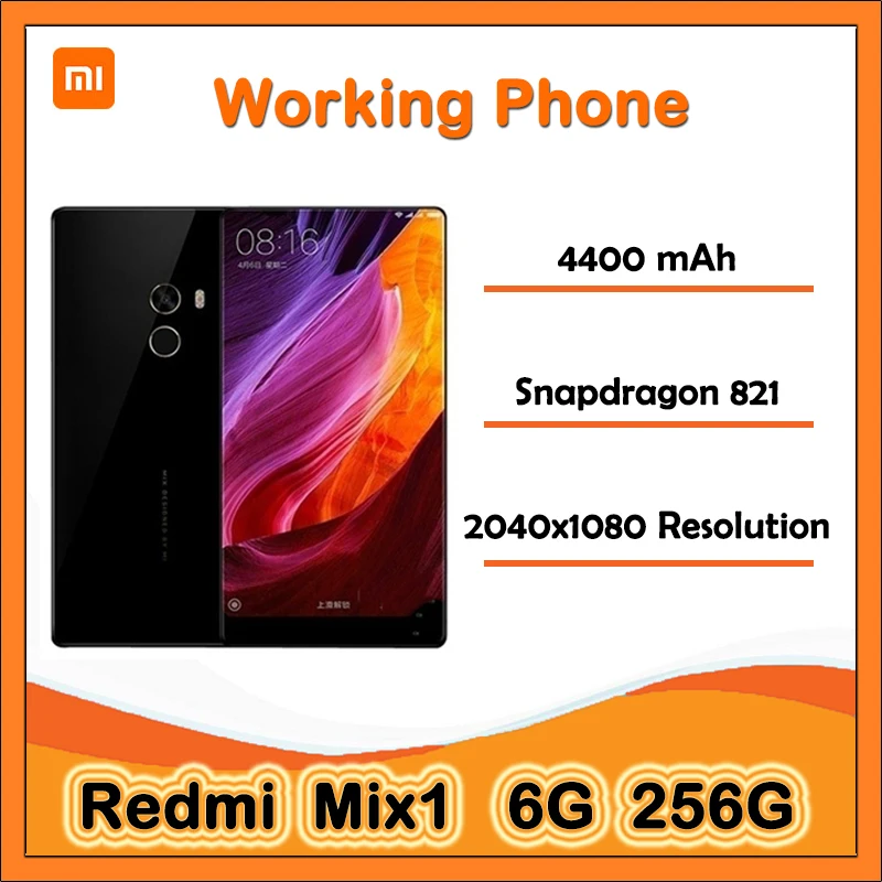 

Xiaomi MIX1 Smart Game Camera Full Screen Black 4G 128G Full Netcom 90New Used