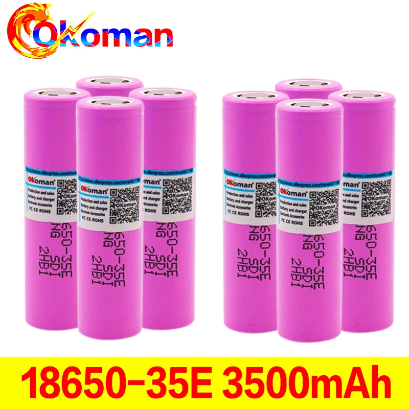 3 7 v 18650 3500mAh литиевая аккумуляторная батарея альтернатива 356E 3500mah для фонарика