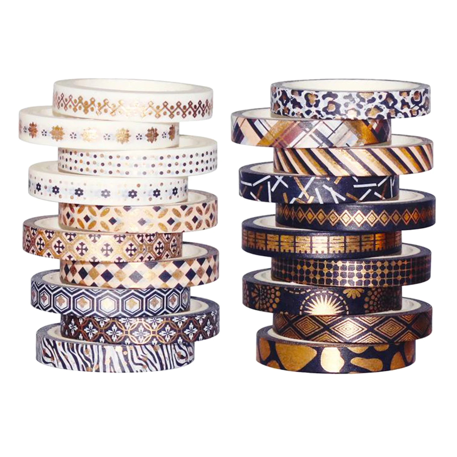 

20 шт./компл. Золотой набор декоративного скотча Васи 15 мм Маскировочная лента для DIY Скрапбукинг