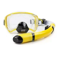 adult long flippers diving mask fins snorkeling tube set men women professional shoes swim glasses sports equipment