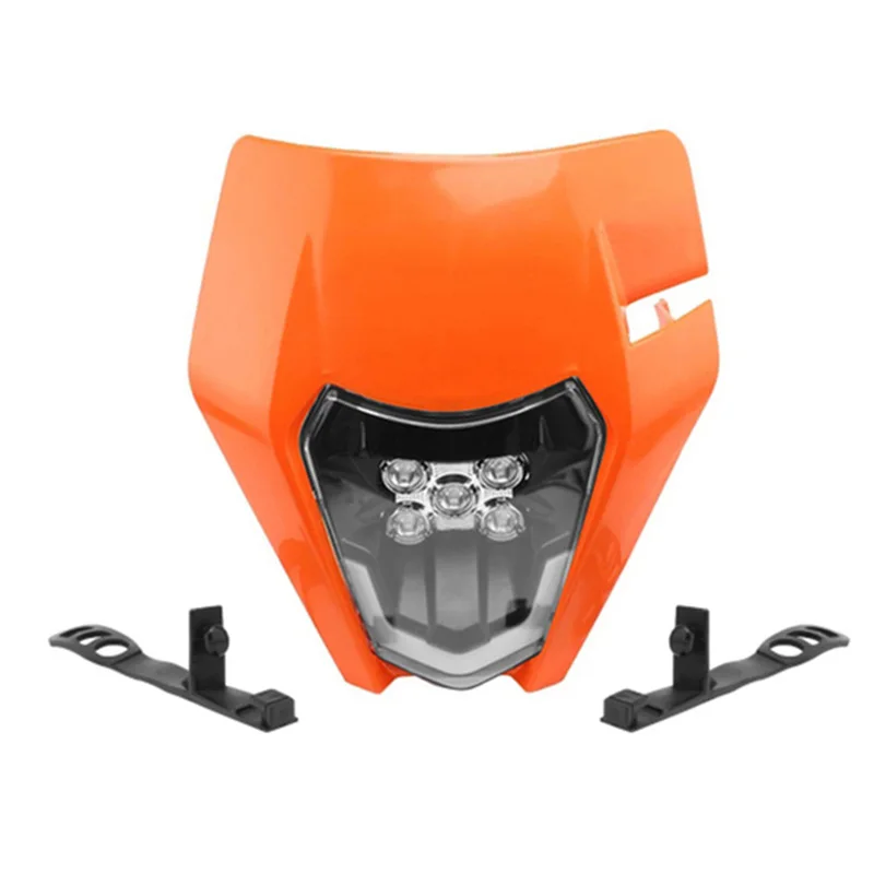 Обтекатель для мотоциклетной фары E8 Emark 12V светодиодный K * M SX F EXC XC DRZ WR KLX YZ KX маска