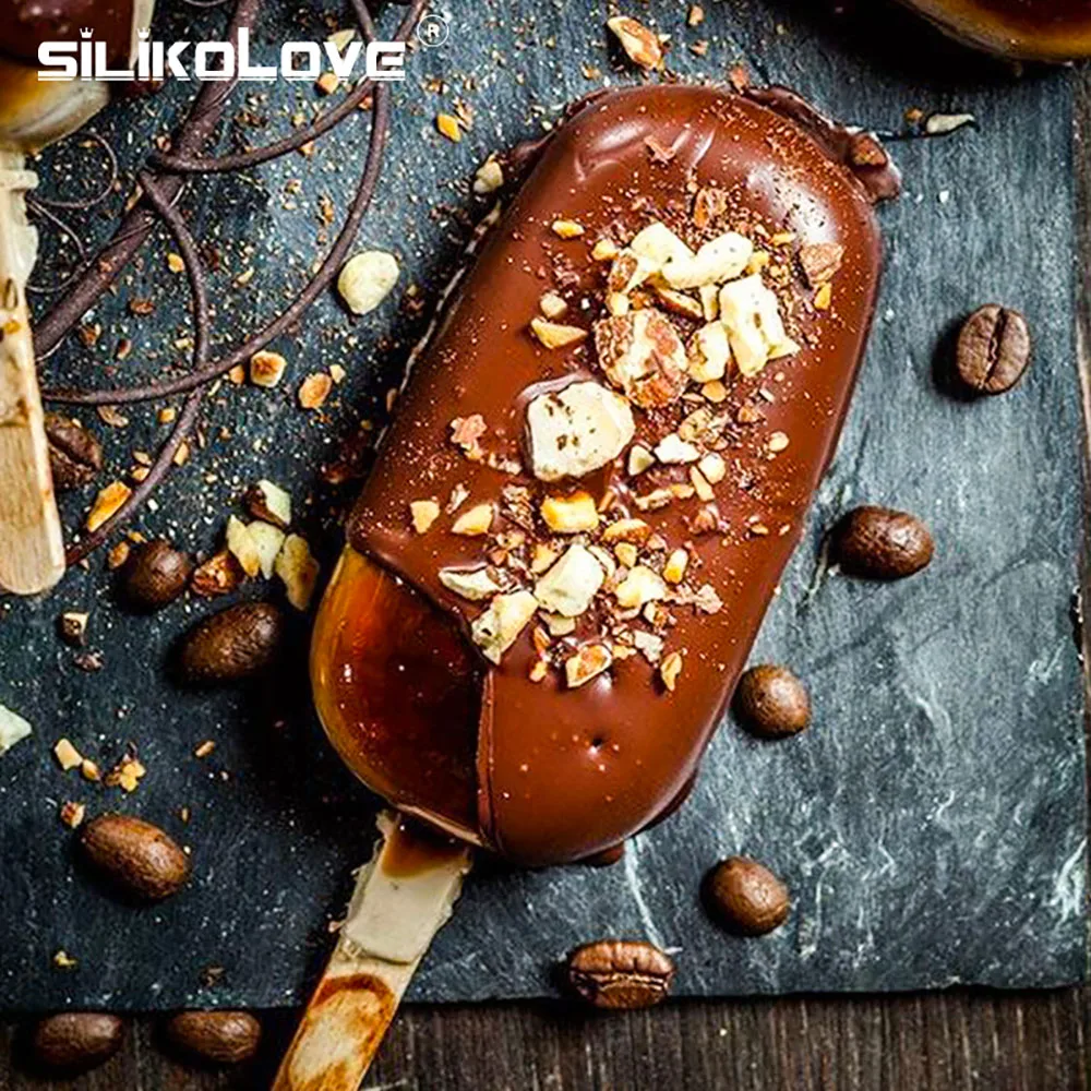 SILIKOLOVE Еда Класс силиконовая форма для льда формы крема ldpе мороженое бар тем