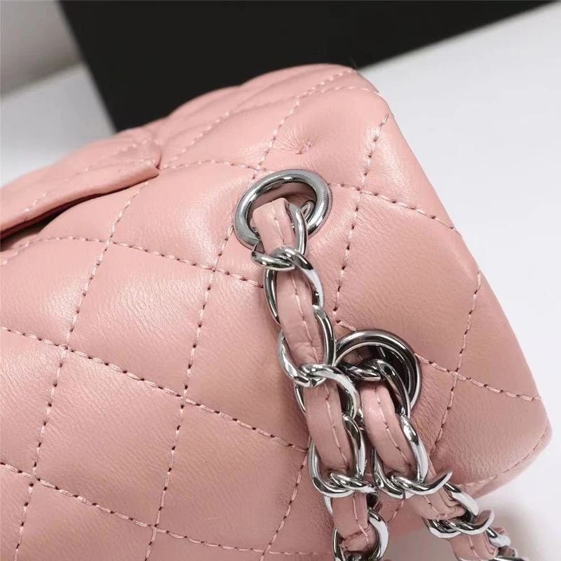 

Rhomboid women's bag classic independent designer top quality original quality single crossbody bag premium sheepskin