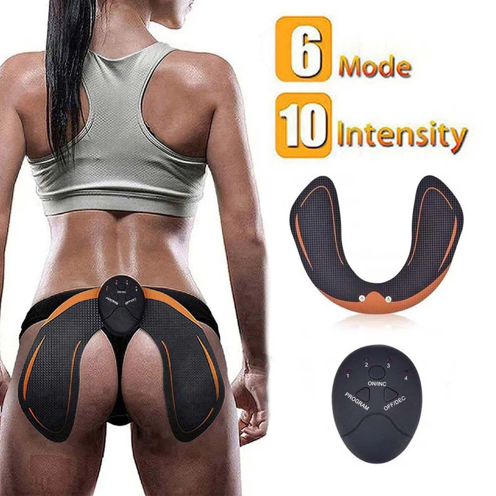 ABS стимулятор ягодиц/тренажер для бедер мышц Тонер 6 режимов Смарт фитнес EMS хип