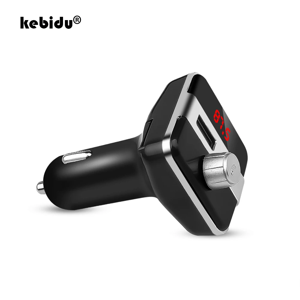 2.1A двойной USB зарядное устройство Bluetooth FM передатчик MP3 плеер Handsfree автомобильный