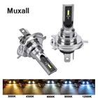 Muxall H8 H9 H11 светодиодные противотуманные светильник s 12 24V H16 H10 H7 H4 головной светильник Светильник лампы автомобилей для авто 9012 HB4 9006 HB3 9005 лампы Универсальный