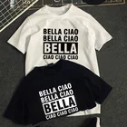 Футболка La Casa De Papel Мужская, забавный топ с надписью House of Paper, Повседневная Уличная одежда с принтом бумажный дом