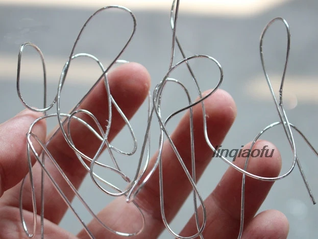 Скрученная форма из алюминиевого сплава серебряная проволока | Дом и сад