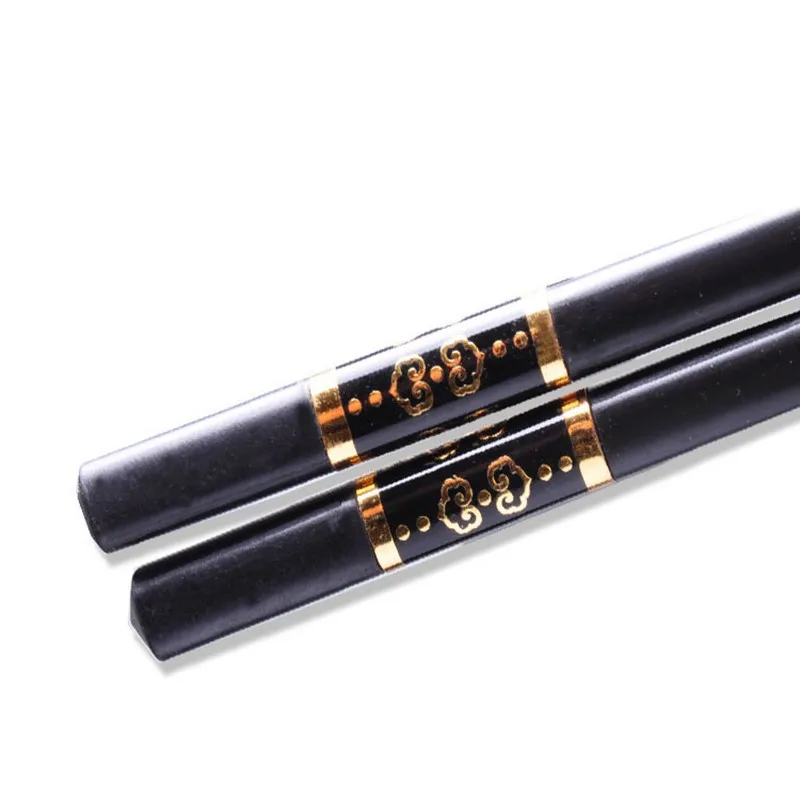 

Кухонная посуда, палочки для еды из черного сплава, здоровые дезинфекционные палочки для еды, 5 цветов