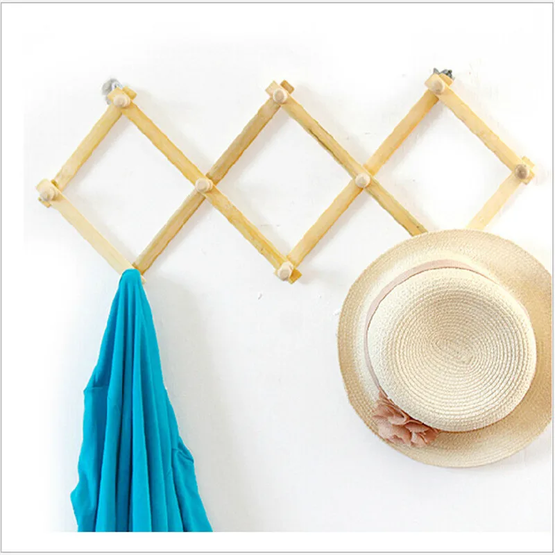 Выдвижная вешалка для ключей от пальто 10 крючков|Подставки хранения и стеллажи| |