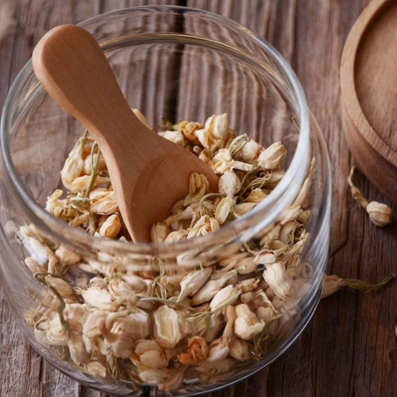 

Short Handle 10 Packets of Small Wooden Spoon, Perfect for Small Jars of Jam, Spices, Condiments, Seasonings, Sugar, Honey, Coff