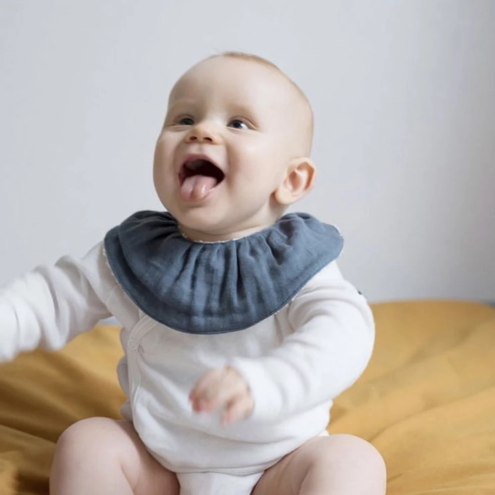 Детские нагрудники детские вытирания слюней младенцев Полотенца круглый