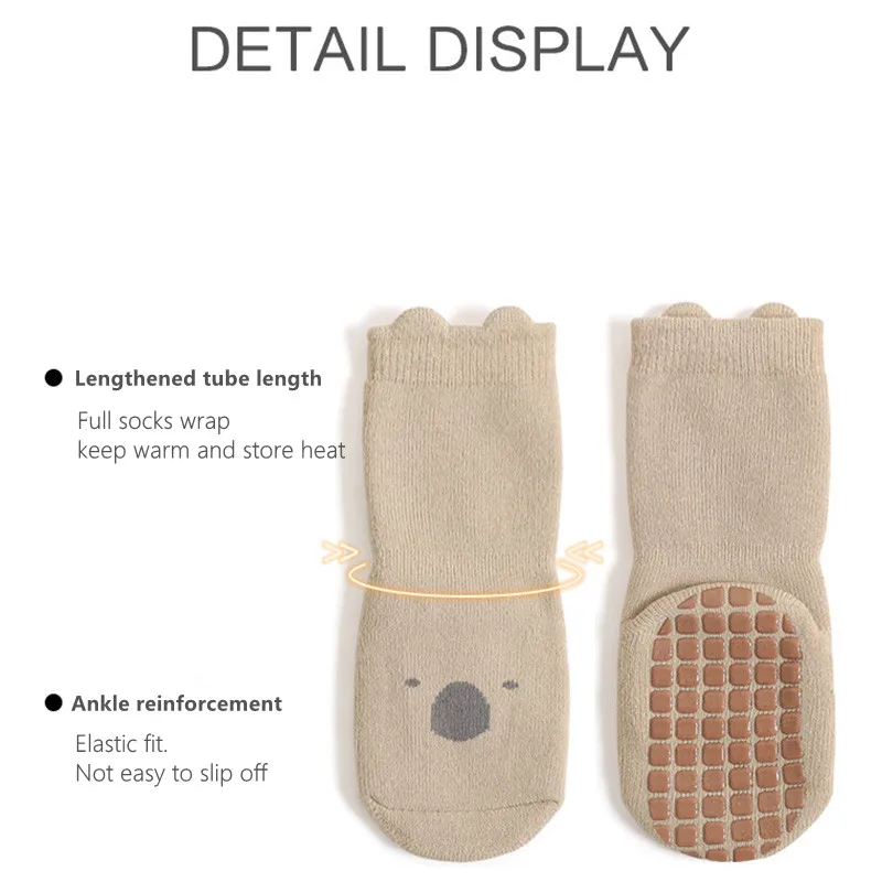 0-5 Years Toddlers Girls Socks Soft Cotton Thicken Baby Socks Newborn Cotton Socks Children's Combed Cotton Floor Sock