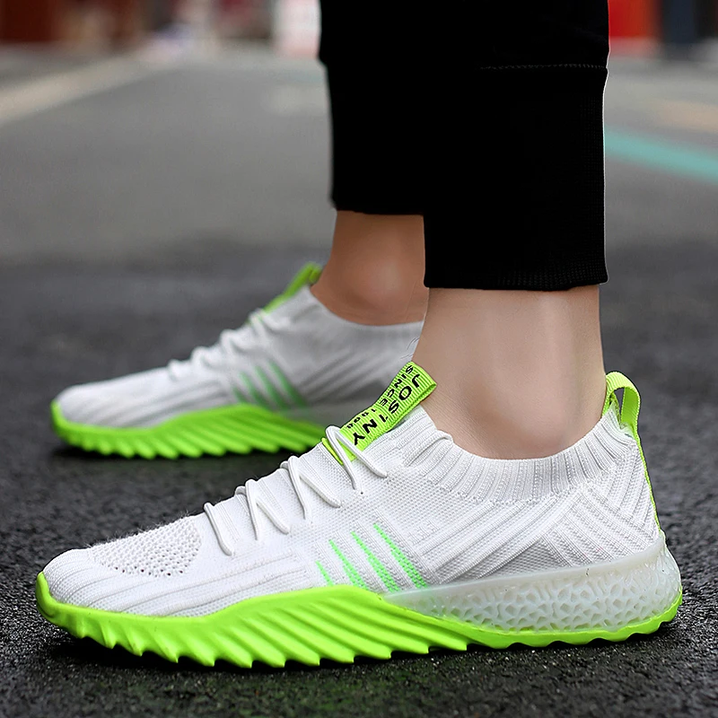 

Summer Men's Shoes Sneakers Mesh Breathable Men's Casual Shoes Lightweight Men's Tenis Shoes Outdoor Lace-up Men Running Shoes