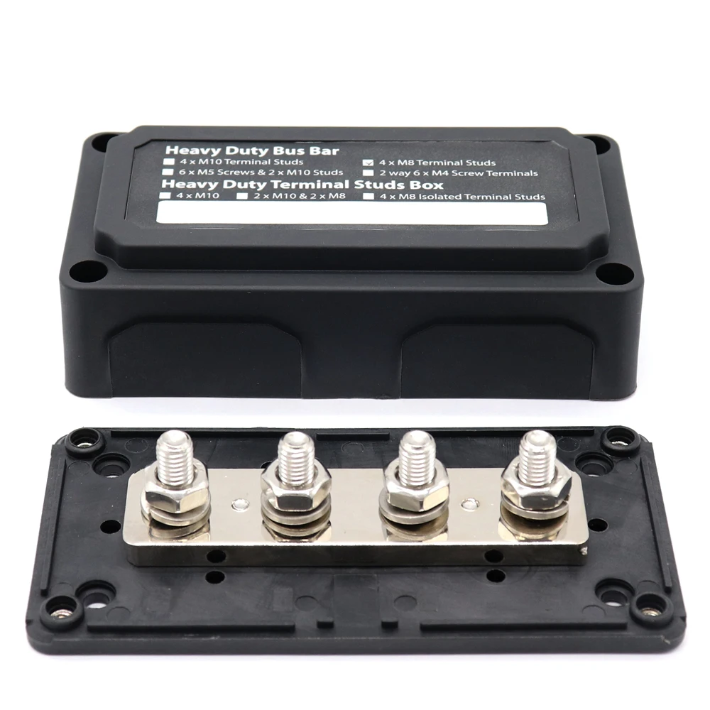 Сверхмощный модульный дизайн шина-бар коробка Клеммная панель 300A с 4 клеммами