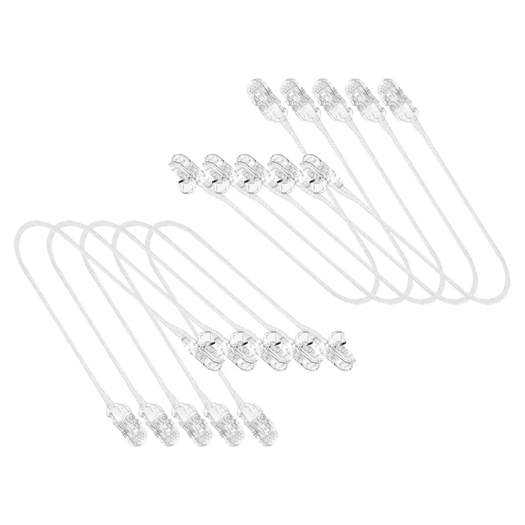 

Durable Firm Plastic Clip Camisole Stabilizer Clip Elastic Face Mask Fixed Extended Comfortable DIY Accessories Rope Adjustable