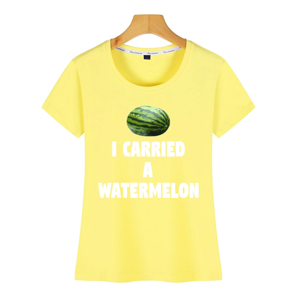 Tops T Shirt Women Dirty Dancing Quote I Carried A Watermelon Vogue Vintage Custom Female | Женская одежда