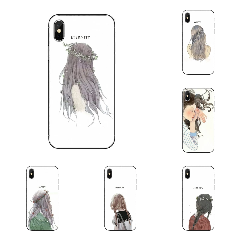 Чехол для мобильного телефона sony Xperia Z Z1 Z2 Z3 Z5 compact M2 M4 M5 E3 T3 XA Aqua LG G4 G5 G3 G2 Mini art Girl |