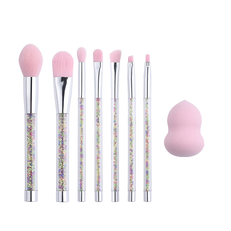 

Makeup Brush Set Eyeshadow Loose Powder Foundationg Face Make-Up Bruses Lip Brush cosmetic tool kit with Storage Bag beauty egg