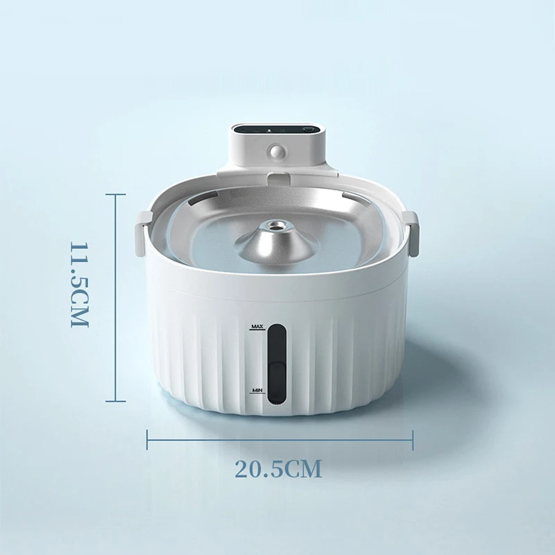 MAMY-Alimentador autom&aacute;tico con Sensor inteligente para mascotas, bebedero con filtro, dispensador de agua para perros, suministros para mascotas-5