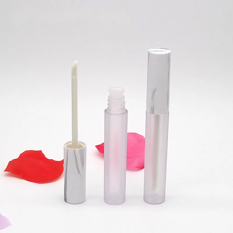Новые 4 5 мл мраморные губные глазурные трубки круглые косметические бутылки