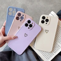 for iphone 13 pro max case golden love purple gray phone case for iphone 11 12 pro max xs xr x 8 7 plus white pink soft cover