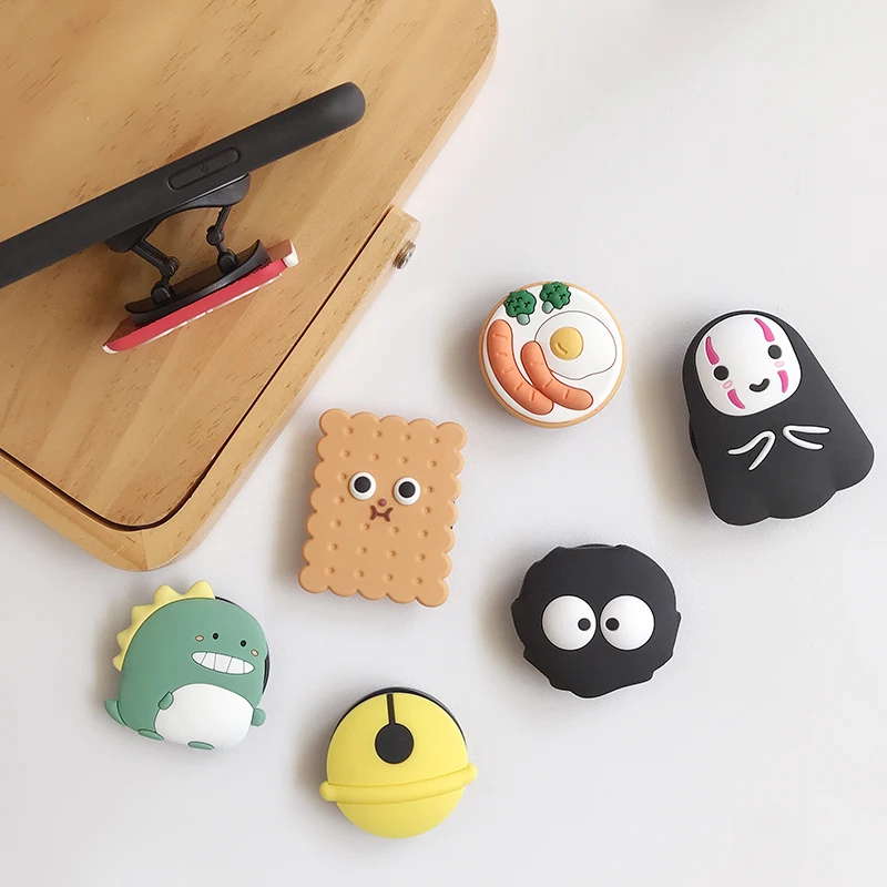 

Luxury 3d Cute For Huawei Xiaomi Apple Samsung Oneplus Phone Case Folding Stand Fruit Animal Phone Case Cartoon Soft Silicone