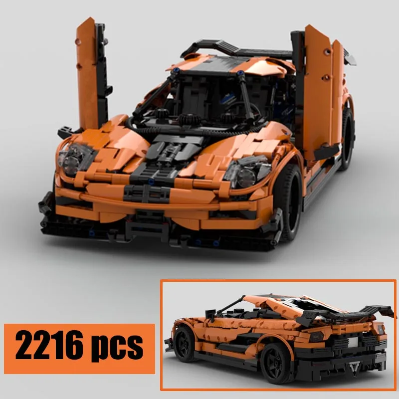 Buildmoc Koenigsegg Agera One Hypercar супер гоночный автомобиль подходит для Lepinings модель