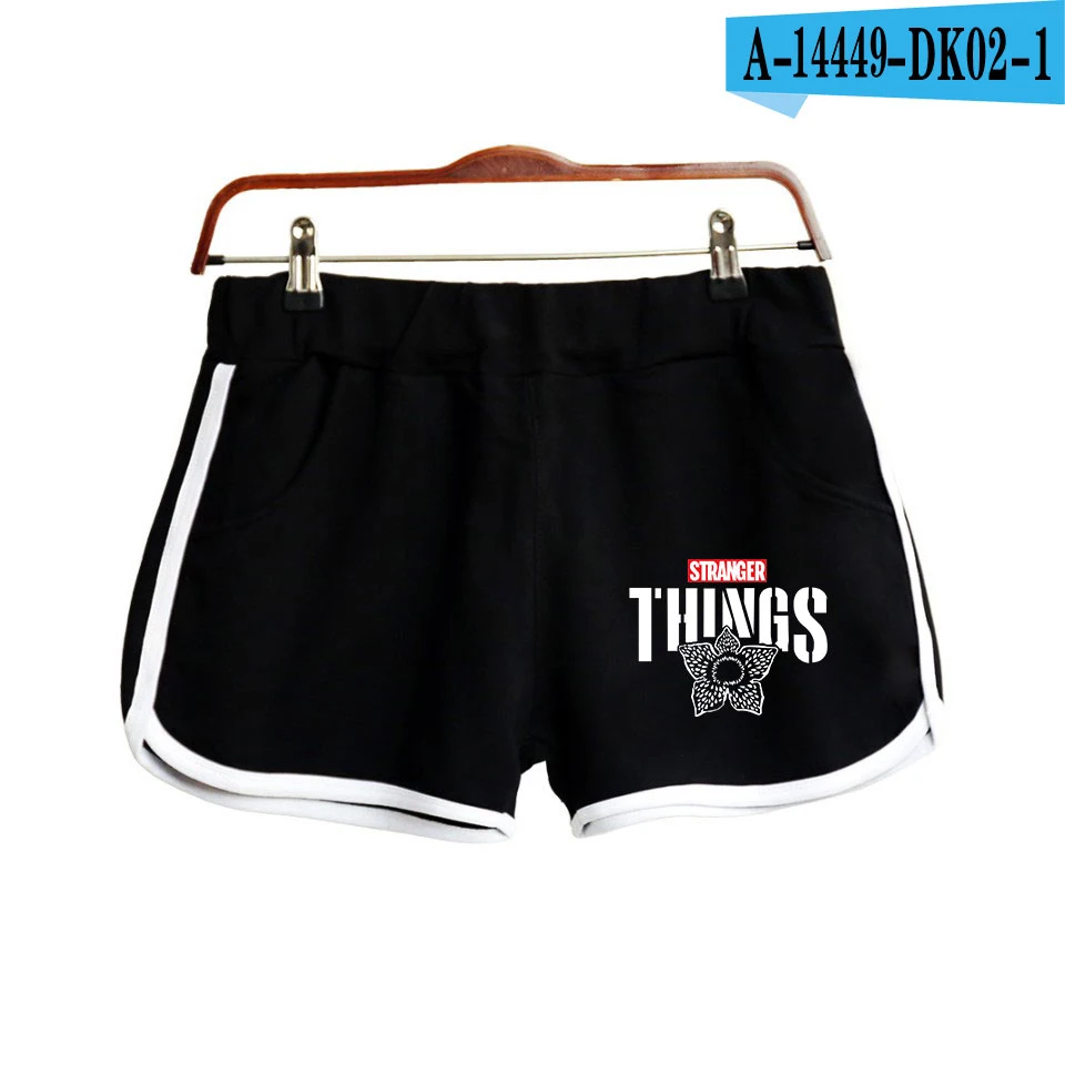 

Monster story Fashion Stretch Waist Casual Shorts Woman High Waist Black White Shorts Harajuku Beach Sexy Short Women'S Clothing