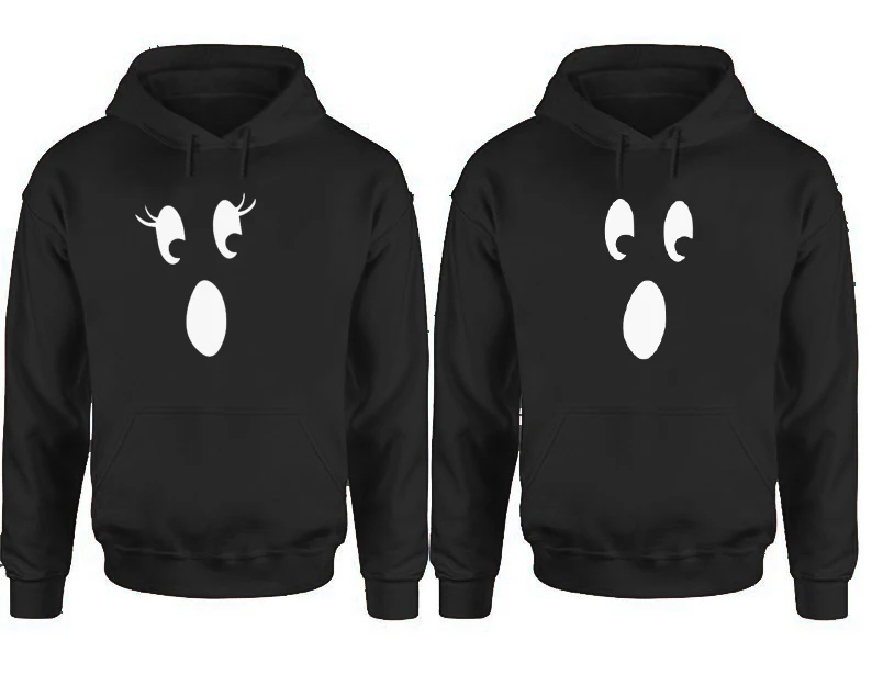 

Ghost Couple Hoodies 2022 Valentine's Day Couples Hoodies Mom and Dad Gift Clothes for Teens Sweatshirts Anime Hoodie L