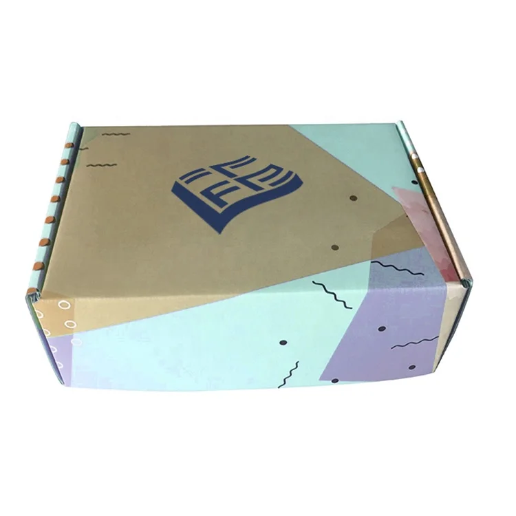 Пользовательские печатные уникальные почтовые гофрированные коробки для ухода