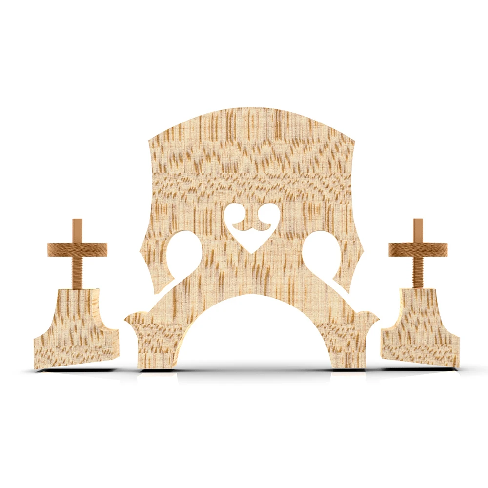 

AA Grade Maple Bridge Replacement Part for 1/2 Size Double Bass Adjustable Upright Bass Bridge